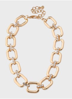 Ella Limited Edition Diamante Chunky Chain Necklace  - Image 1