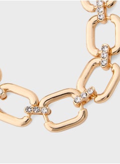 Ella Limited Edition Diamante Chunky Chain Necklace  - Image 2