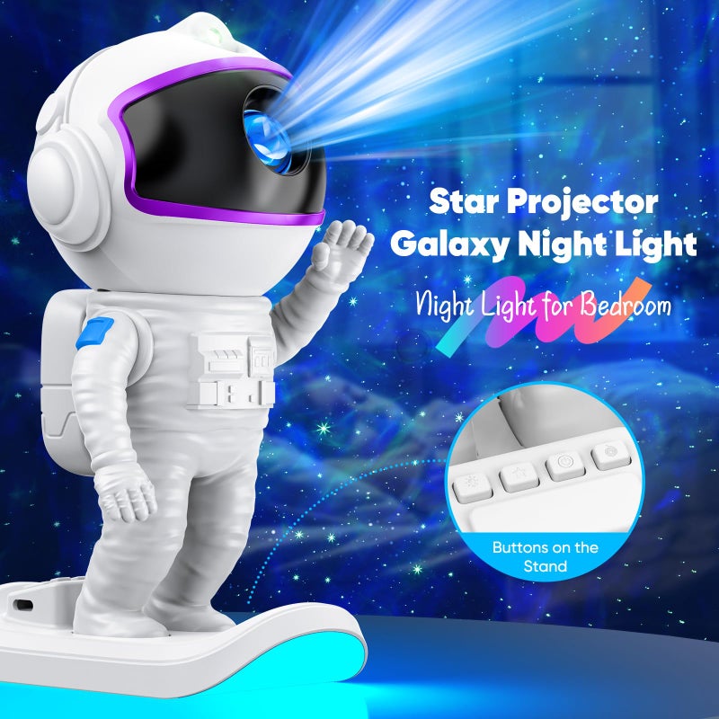 Stbands Star Projector, Galaxy Projector for Bedroom, Night Light with Timer and Remote Control, Gift for Kids Adults for Birthdays, Christmas - Image 5