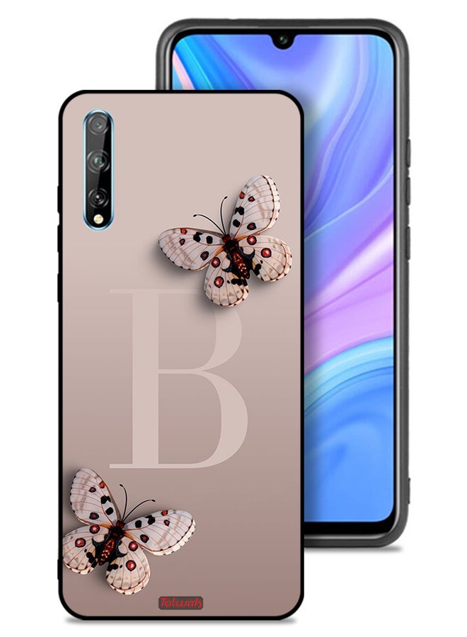 Tolwak Huawei P Smart S Protective Case Cover B Butterflies - Image 1