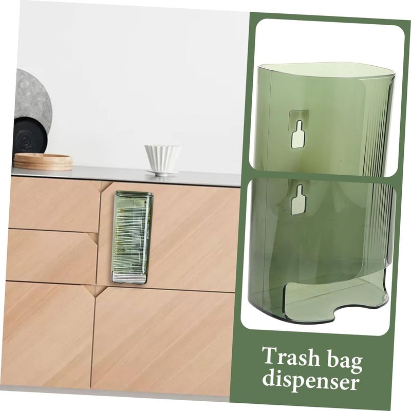 Crobat Wall Mounted Storage Box Toilet Paper Holder TShirt Bag Rack Hanging Shopping Bag Rack Grocery Bag Container Large Capacity Wall Box Plastic - Image 4