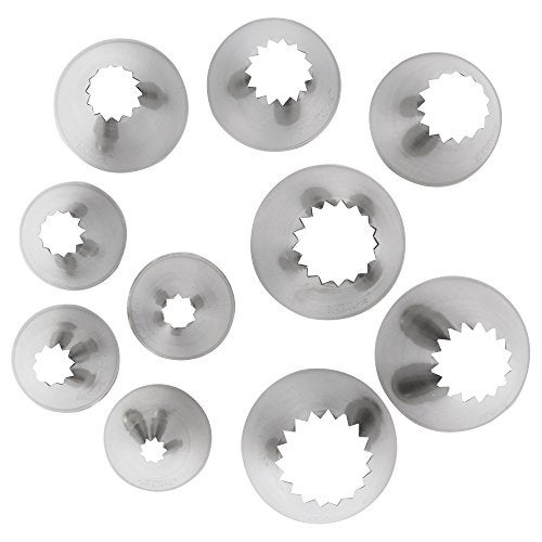 Ateco 870 - French Star Pastry Tips Set (860-869) - Image 3