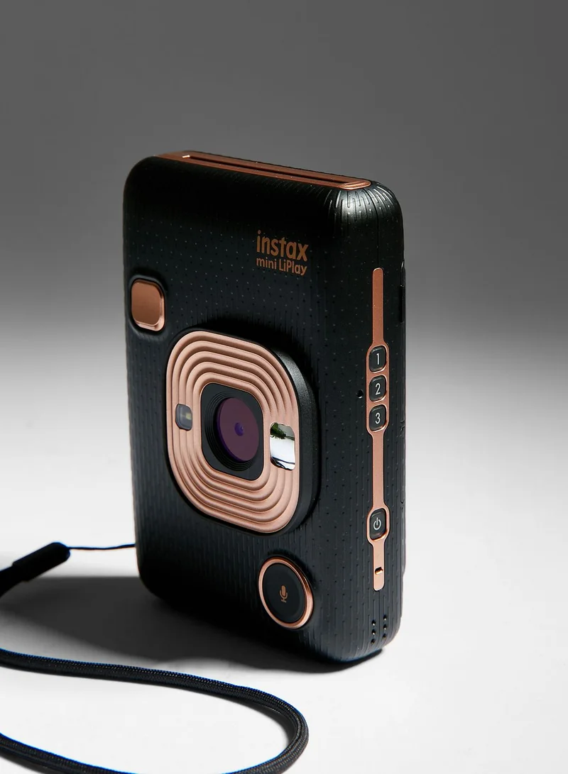 FUJIFILM Instax Mini LiPlay Camera- Elegant Black