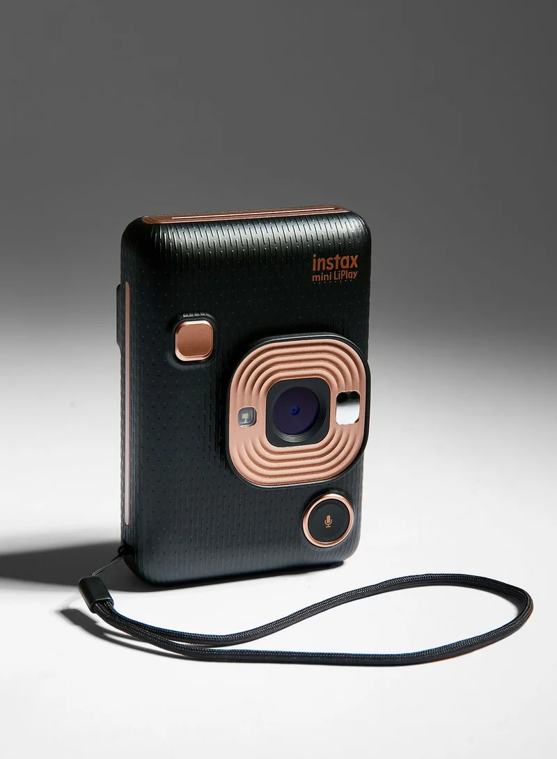 FUJIFILM Instax Mini LiPlay Camera- Elegant Black