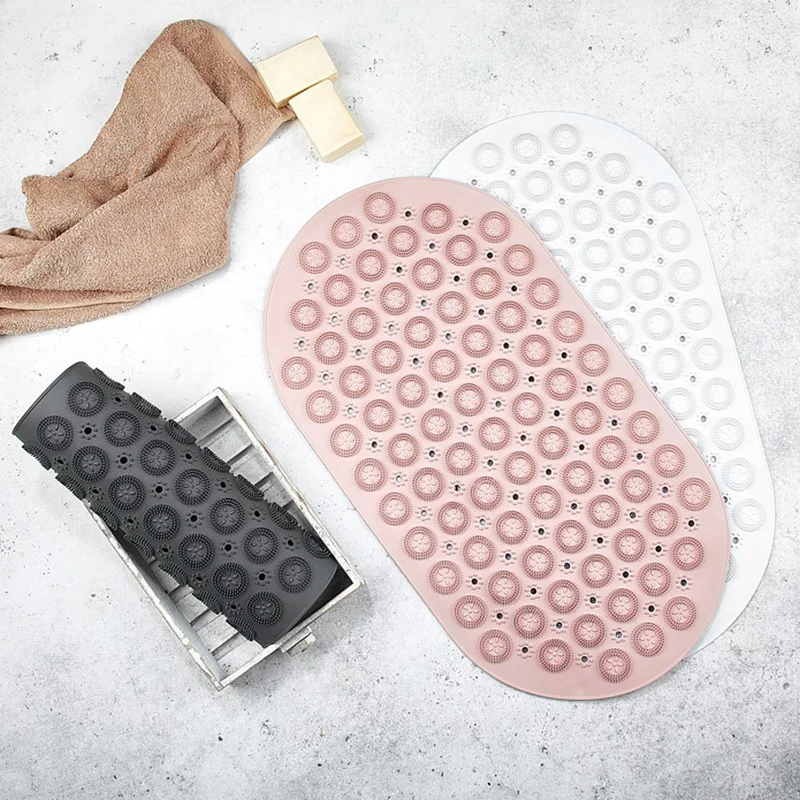 هازاربازار Hazar Pazar Massage Bath & Shower Anti-Slip Mat with Suction Cup
