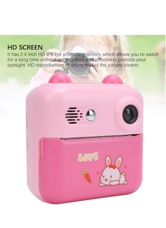Generic Instant Print Camera for Kids, 50MP 2.4 Inch Instant Camera for Kids, 16X Digital Zoom 1080P Instant Print Camera for Travel, Birthday Gifts (Pink)  - Image 3