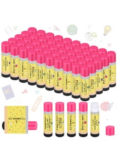 50 Pcs Teacher Appreciation Gift Lip Balm Bulk Pencil Style Teacher Thank You Gifts Graduation Inspirational Lip Balm With Assorted Fruit Flavor For Teachers Farewell Graduation Party Supplies