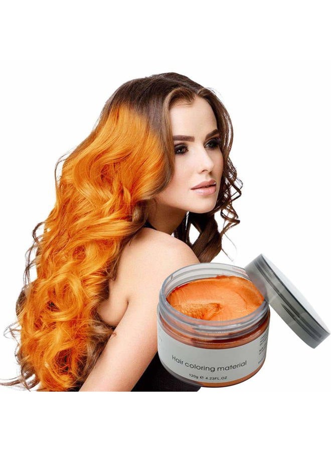 Ruzzut Hair Color Wax - Natural Ingredients, Instant Hair Coloring, Orange, 4.23 oz, Wax for Men and Women - Image 1
