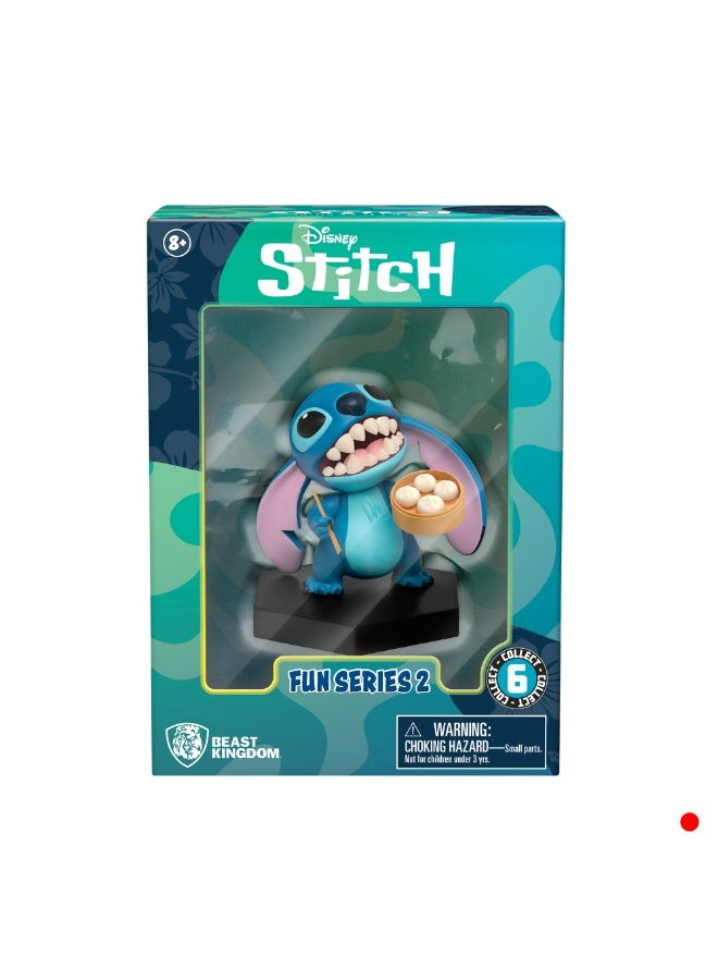Disney سلسلة المرح 2 من ليلو وستيتش مع صندوق نافذة - شياو لونغ باو ستيتش | تمثال قابل للجمع | تمثال ستيتش | تمثال عرض | هدية مثالية لجمع الهدايا والأطفال - Image 4