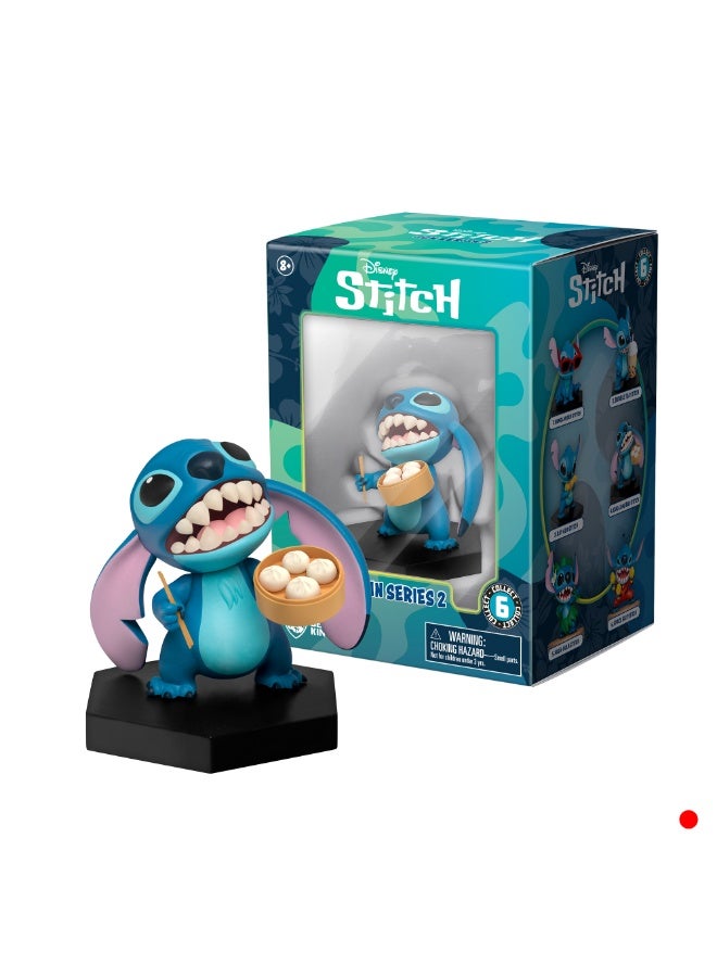 Disney سلسلة المرح 2 من ليلو وستيتش مع صندوق نافذة - شياو لونغ باو ستيتش | تمثال قابل للجمع | تمثال ستيتش | تمثال عرض | هدية مثالية لجمع الهدايا والأطفال - Image 5