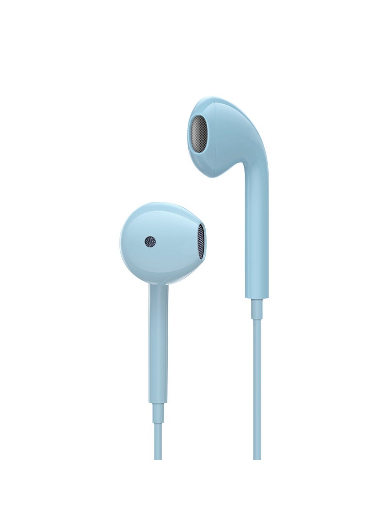 Generic - High Bass Earphones with Mic for Apple Android HuaweiBaitong BTE-08 earphone sky blue bag Baitong BTE-08 earphone sky blue bag - Image 1