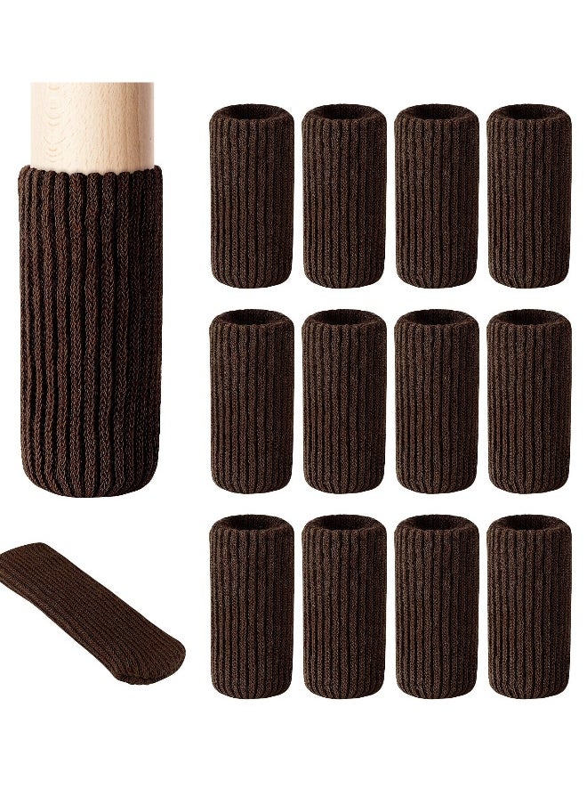 Generic Chair Leg Socks KASTWAVE 16 Pcs High Elastic Knitted Chair Leg Floor Protectors, Thickening Furniture Socks, Coffee Chair Leg Covers Set, Move Easily and Reduce Noise  - Image 1