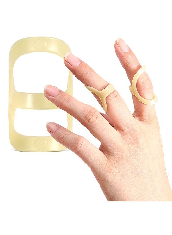 Generic 3 Piece Finger Fixation Splint Set, Offer Lightweight Support With a Sleek, Low-Profile Design, Comfortable Enough To Wear, Offer Superior Double-Sided Support and an Adjustable Fit  - Image 1