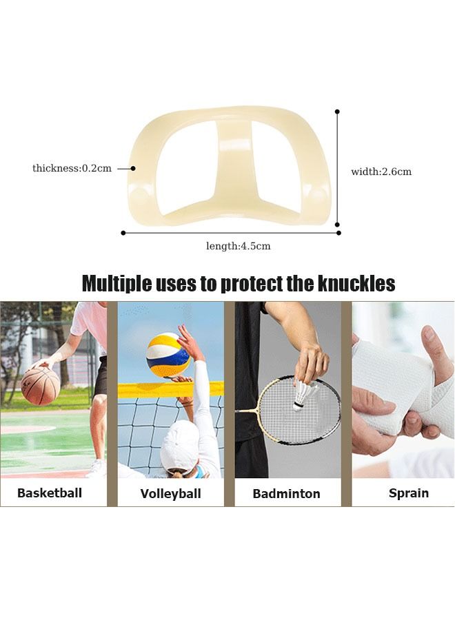Generic 3 Piece Finger Fixation Splint Set, Offer Lightweight Support With a Sleek, Low-Profile Design, Comfortable Enough To Wear, Offer Superior Double-Sided Support and an Adjustable Fit  - Image 3