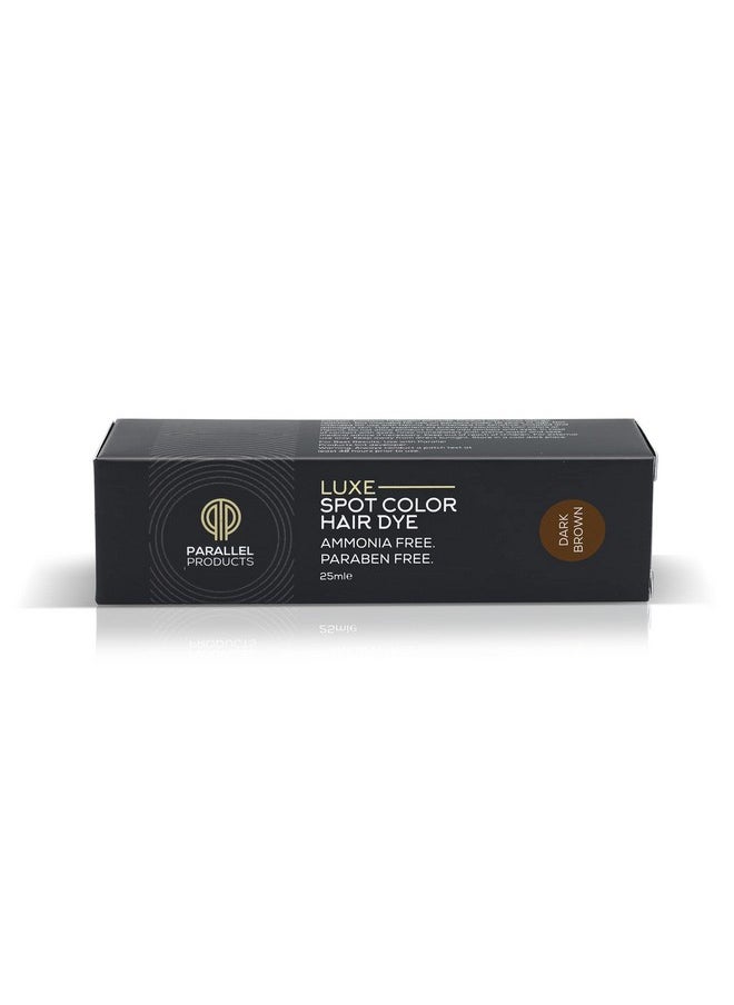 PARALLEL PRODUCTS - Luxe Color (Dark Brown) Cream Hair Dye 25Ml Tint For Professional Spot Coloring Covers Grey Hair Root Touchup - Image 1