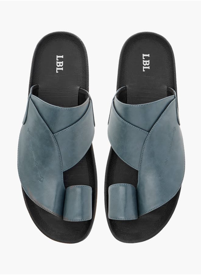 LBL by Shoexpress Men Panelled Slip-On Arabic Sandals  - Image 1