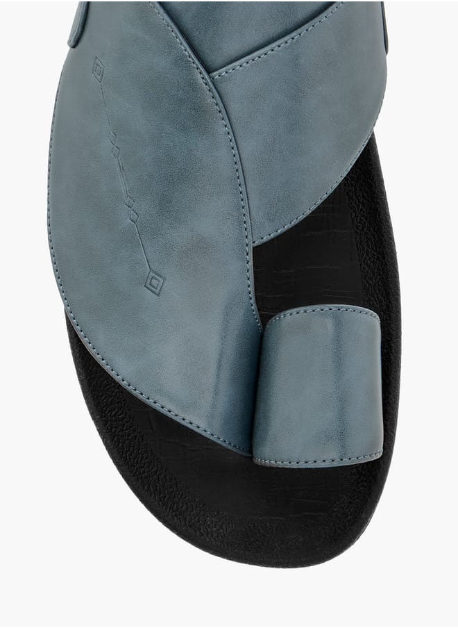 LBL by Shoexpress Men Panelled Slip-On Arabic Sandals  - Image 3