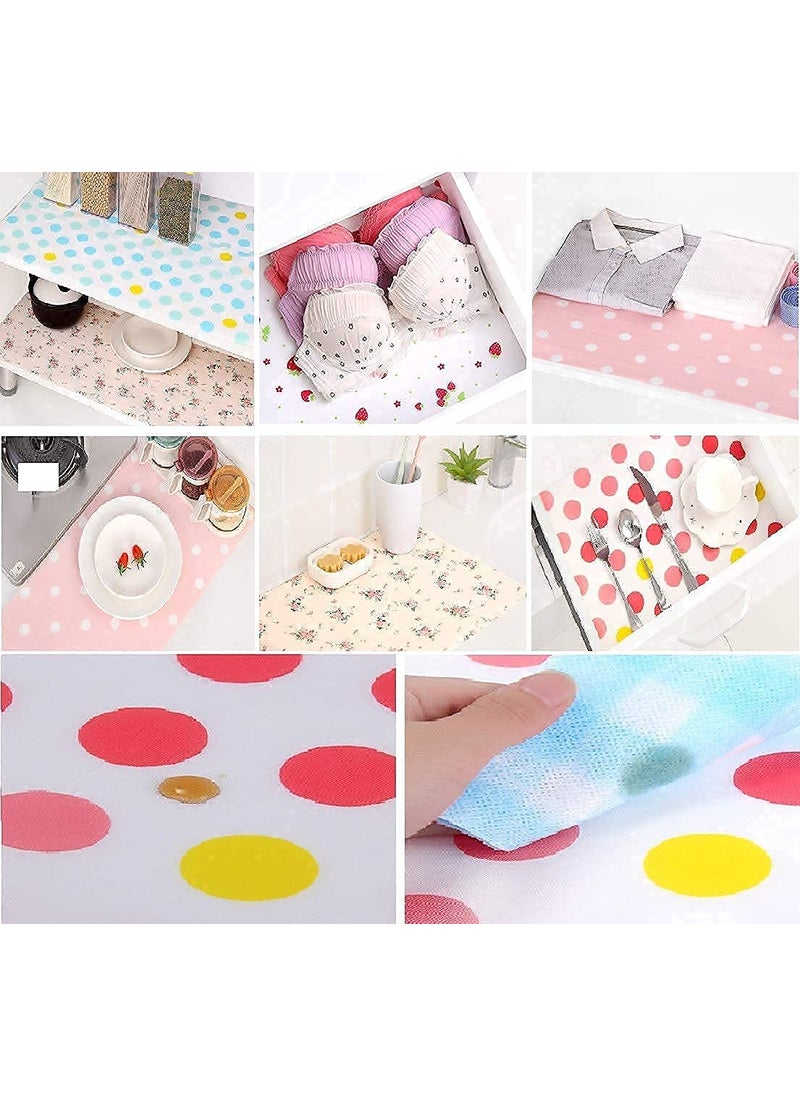 DYOMNIZY Dyomnizy Printing Antibacterial Cabinet Plastic Foam Household Wardrobe Moisture Drawer Pad Waterproof NonSlip Paper Kitchen Cupboard Liners Roll Mat 30X300 1  - Image 5