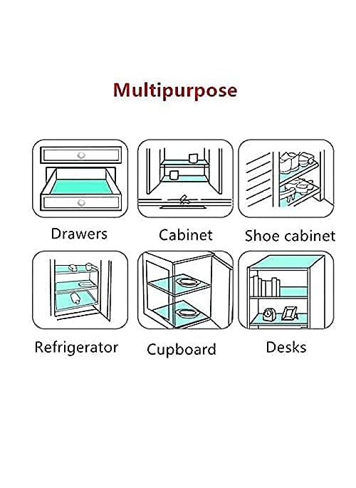 DYOMNIZY Dyomnizy Printing Antibacterial Cabinet Plastic Foam Household Wardrobe Moisture Drawer Pad Waterproof NonSlip Paper Kitchen Cupboard Liners Roll Mat 30X300 1  - Image 4