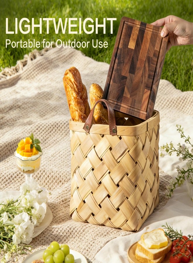 FYCTIO Walnut Wood Cutting Board, Small End Grain Cutting Boards for Kitchen, Compact Size, Lightweight & Durable for Cheese and Small Prep, 9"x6"x0.8" - Image 3