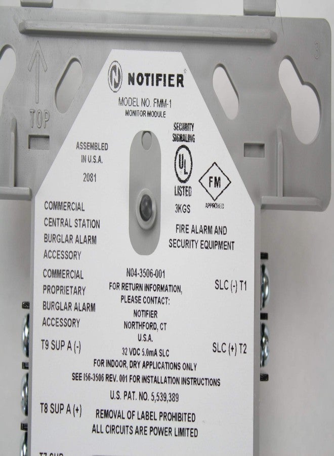 Notifier FMM-1 Intelligent Addressable Monitor Module - Image 2