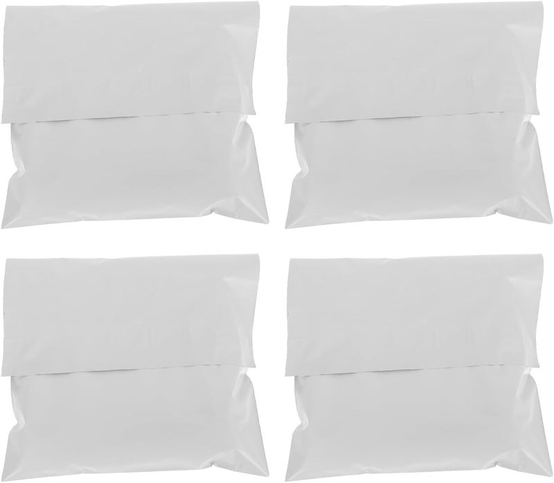 100pcs White Waterproof Self-seal Poly Mailer Envelopes 16x22 Cm Non-padded Shipping Bags for Clothing and Logistics Packaging - Image 1
