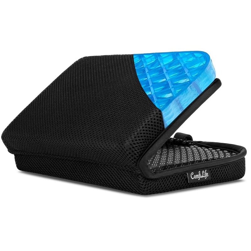 ComfiLife Ergo-Gel Airplane Seat Cushion â€“ Travel Seat Cushion â€“ Compact, Foldable, Portable Comfort - Image 1