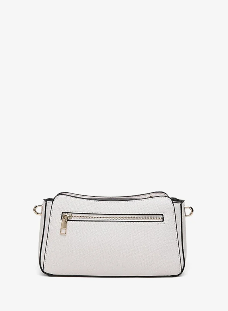 أر أند بي Textured Crossbody Bag
