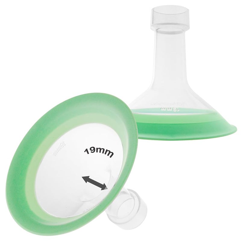 Nenesupply 19mm Flanges Compatible with Medela Breast Pump Parts Replacement 19mm Flange for Medela Accessories. Work with Pump in Style Parts Symphony Parts Swing Maxi Harmony and Personalfit Flex - Image 1