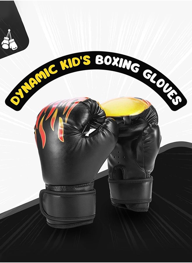 UNUNS Boxing Gloves,8oz Boxing Training Gloves For Adults Kids,Premium Boxing Fight Gloves,Punching Gloves,All-Purpose Training Punching Bag Gloves,Home Workout Kickboxing Sandbag Sports Fitness Gloves  - Image 2