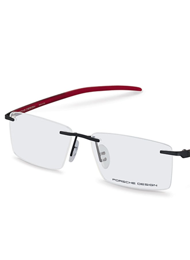 Porsche Design - Men's Pilot Blue Light Filter Eyeglasses - P8341 A 56 - Lens Size: 56 Mm - Image 1