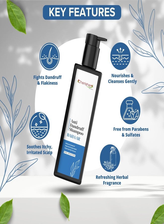 Cherisher "Bahar" Anti Dandruff Shampoo 200ml | For Men & Women | Fights Dandruff, Scalp Itch & Flaking | Gentle Daily Hair Cleanser | Sulfate-Free | For Dry,Oily & Flaky Scalp | Itchy Scalp Treatment - Image 5