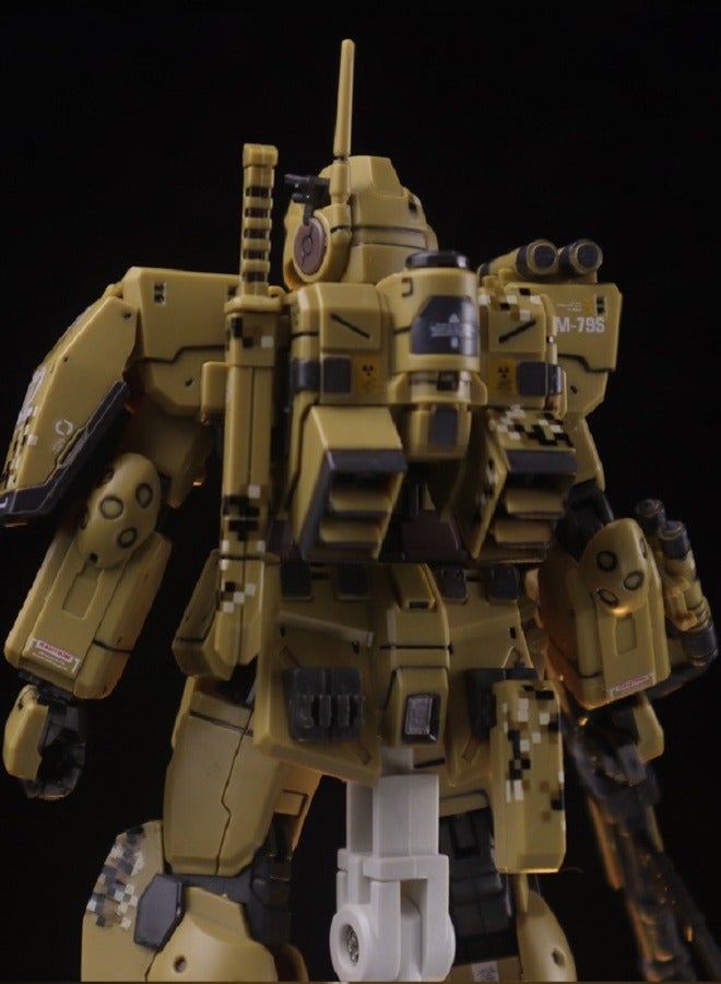 هالامودو بدلة موبايل ستارفرونت جيمباودا ديزرت لون نموذج مجموعة مع الوقوف ديكور سطح المكتب المذهل ولعبة التجميع المحبوبة للفتيان والبنات - Image 5