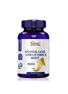: Oyster, Goji & Licorice Root Complex, GMP, Natural Product Assn Certified, Made in USA - 60 Capsules