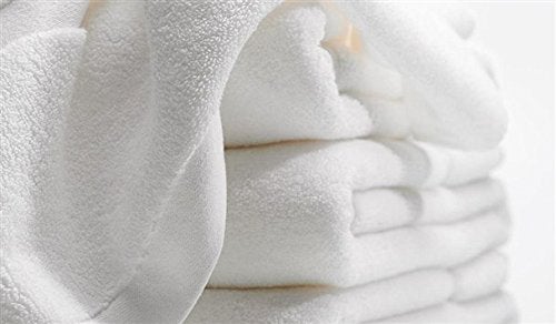 Fresh From Loom | 100% Cotton | 500 Gsm | Water Absorbent | Soft Hypo-Allergenic | Anti-Bactriaal | Fur Anti-Wrinkle Terry Turk Bathroom Towels |Double Stitched Edges (White, 70x150cms, Men Women) 3pc - Image 3