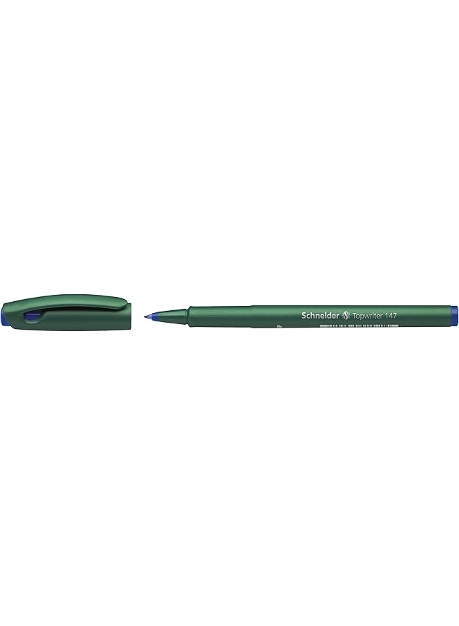 Schneider Topwriter 147 Mint Green Barrel Fiber Pen Blue Pack Of 10 - Image 3