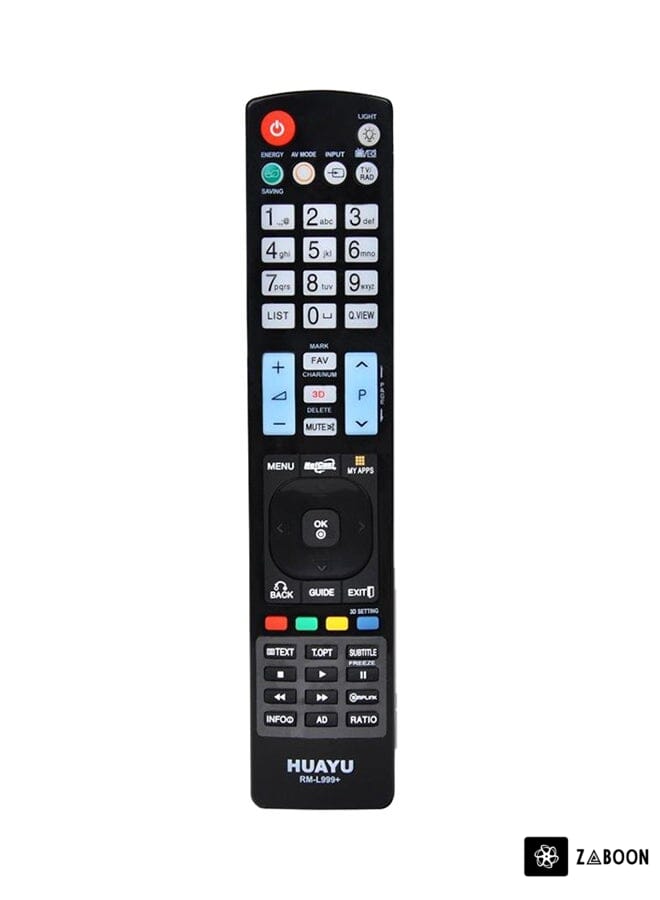 Zaboon Remote Control For LG LCD TVs Black
