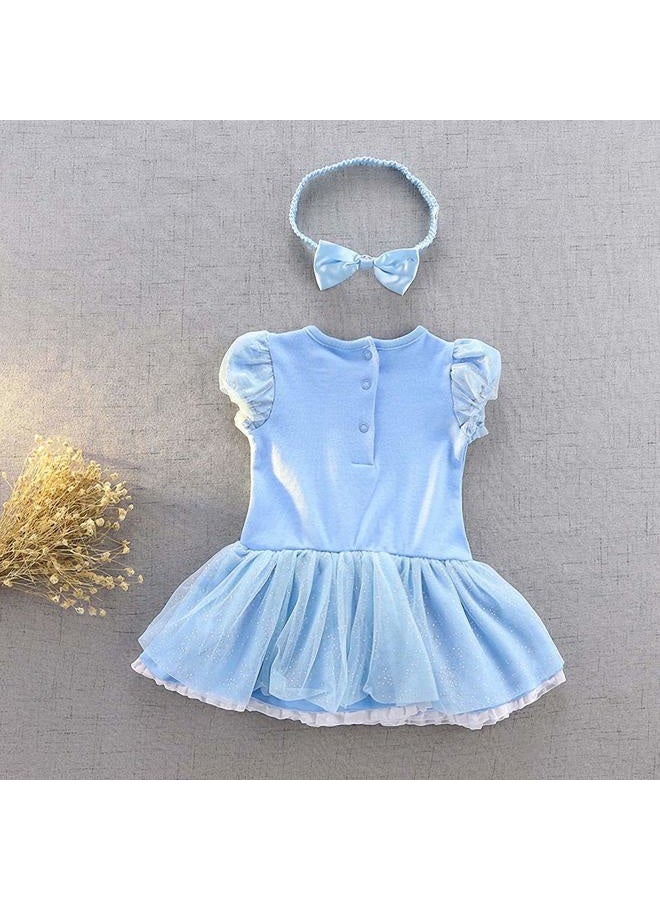 Lito Angels Baby Girls Princess Costume Onesie Romper Bodysuit Halloween Christmas Dress Up Size 3-6 Months - Image 2