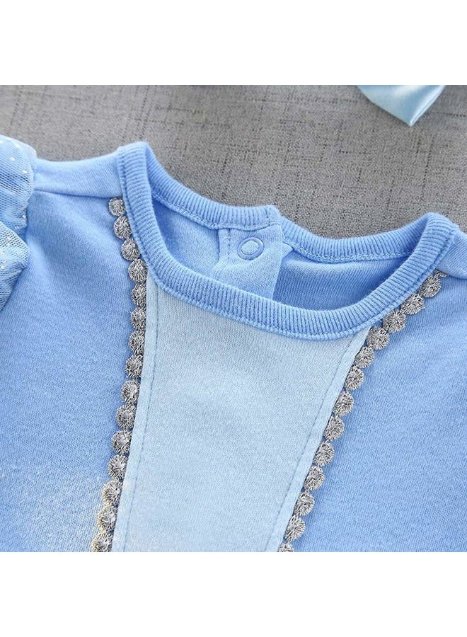Lito Angels Baby Girls Princess Costume Onesie Romper Bodysuit Halloween Christmas Dress Up Size 3-6 Months - Image 3