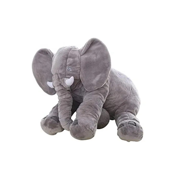 Y&D Outlet 24 Inches Large Elephant Hugging Plush Toy Polyester Stuffed Animal Kids 2-13 Year Old Birthday Gift Plush Toys - Image 3