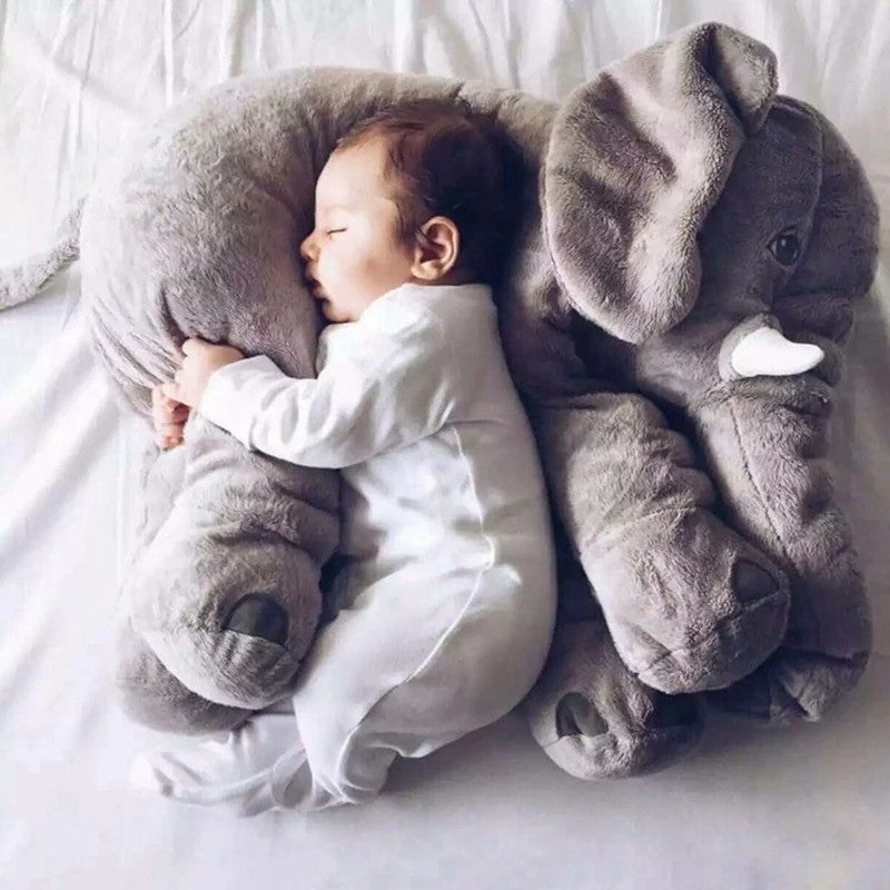 Y&D Outlet 24 Inches Large Elephant Hugging Plush Toy Polyester Stuffed Animal Kids 2-13 Year Old Birthday Gift Plush Toys - Image 4