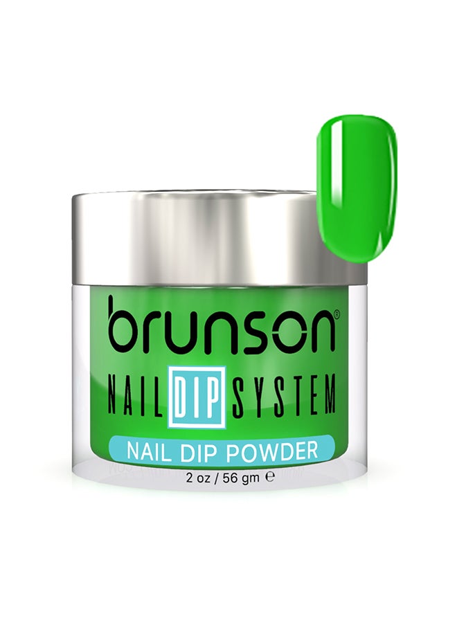 brunson Nail Dip Powder Dip And Buff System Color 56gm, French Nail Art Starter Manicure Salon DIY At Home Odor Free And Long Lasting No Needed Nail Lamp Curing BDK090
