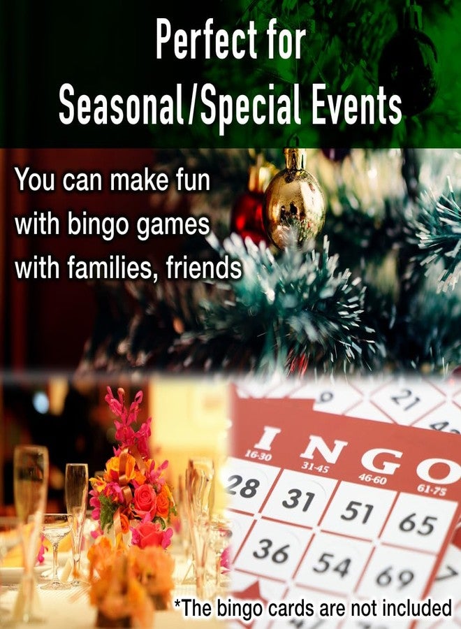 Japard كرات بينغو ملونة عدد 75 بحجم 1.57 بوصة لمجموعات الأقفاص واللوحات القياسية، سهلة القراءة، مثالية للحفلات، سحوبات الجوائز - Image 5