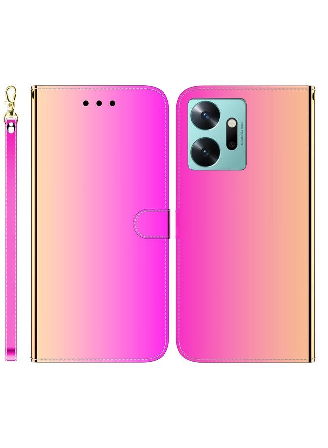 S-TOP Case For Infinix Zero 20 / X6821 Imitated Mirror Surface Horizontal Flip Leather Phone Case - Image 1