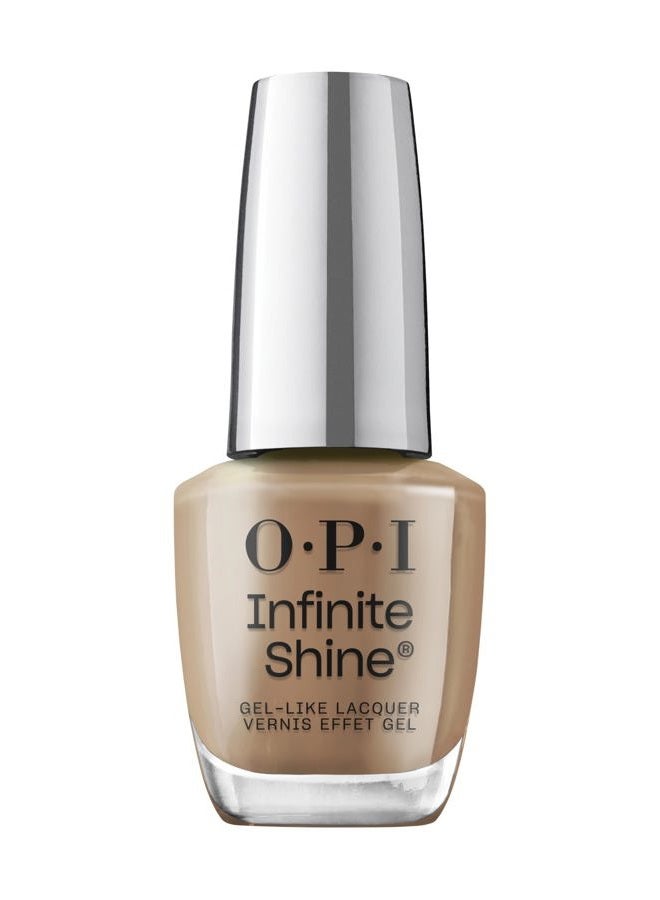 OPI Infinite Shine, Long-lasting lacquer, Gel-like nail polish for up to 11 days of wear & high-shine, Vegan formula, easy removal, scratch-resistant | Livin' La Vida Mocha, Brown, 15ml - Image 1
