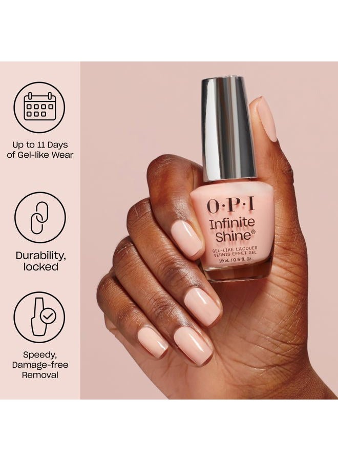 OPI Infinite Shine, Long-lasting lacquer, Gel-like nail polish for up to 11 days of wear & high-shine, Vegan formula, easy removal, scratch-resistant | Livin' La Vida Mocha, Brown, 15ml - Image 2