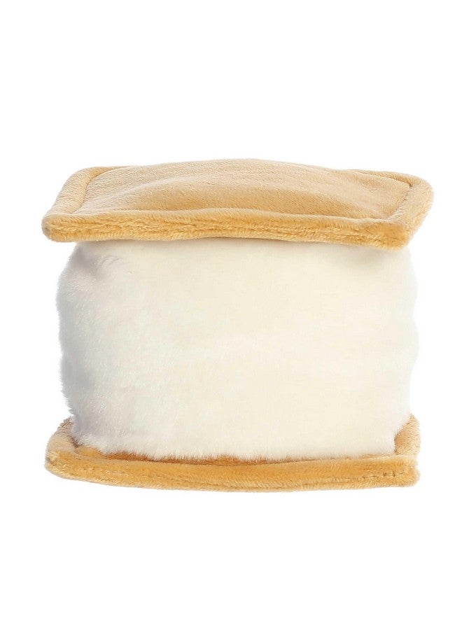 Aurora® Adorable Palm Pals™ Fudgey Heart S'More™ Stuffed Animal - Pocket-Sized Play - Collectable Fun - Brown 5 Inches - Image 4