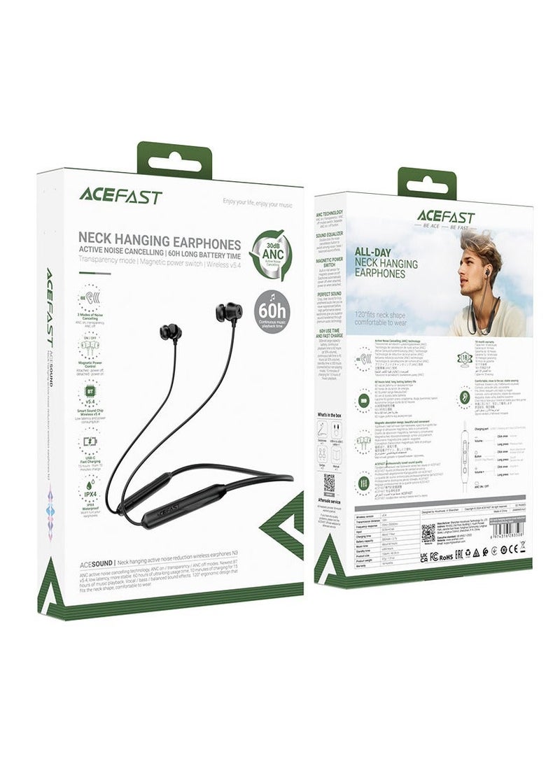 أسيفاست سماعة أذن لاسلكية Acefast N3 تُعلق حول الرقبة - Image 3