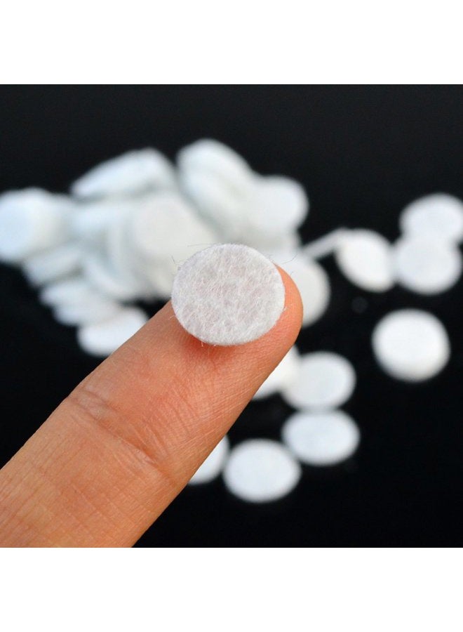 Nydotd 100 Pcs Microdermabrasion Cotton Filters Replacement 10 mm Dia Microdermabrasion Filters Facial Vacuum Filters Accesories Sponge Filter for Comedo Suction Microdermabrasion, White - Image 4