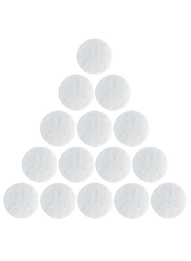 Nydotd 100 Pcs Microdermabrasion Cotton Filters Replacement 10 mm Dia Microdermabrasion Filters Facial Vacuum Filters Accesories Sponge Filter for Comedo Suction Microdermabrasion, White - Image 2